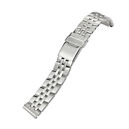 TLCBAZCF 18 mm 20 mm 22 mm 24 mm Edelstahl-Armband kompatibel mit Breitling Challenger Avenger NAVITIMER SUPEROCEAN Uhrenarmband(18mm) von TLCBAZCF