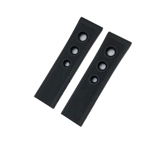 TLCBAZCF 20 mm 21 mm 22 mm 23 mm 24 mm Silikonkautschuk-Armband, kompatibel mit Breitling Avenger Heritage Superocean-Uhrenarmband(Black No Buckle,24mm) von TLCBAZCF