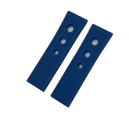 TLCBAZCF 20 mm 21 mm 22 mm 23 mm 24 mm Silikonkautschuk-Armband, kompatibel mit Breitling Avenger Heritage Superocean-Uhrenarmband(Blue No Buckle,21mm) von TLCBAZCF