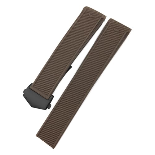 TLCBAZCF Gummi-Uhrenarmband, 20 mm, 22 mm, kompatibel mit 43 mm Aquaracer 300 WAY201A Kaliber 5 Way201 Silikon-Uhrenarmband, Zubehör, 22 mm von TLCBAZCF