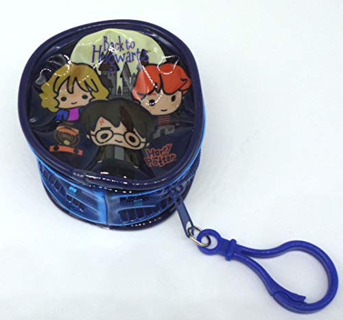 TDL Harry Potter Geldbörse Portemonnaie - Offiziell Lizensiert - 8 cm - Rund - Zip-Verschluss - Schlüsselanhänger - Coin Purse von TLD