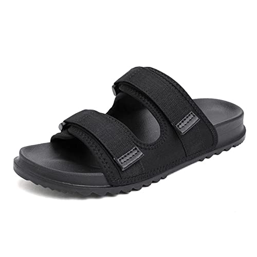 TLMDXTEU Sandalen Sommer-Herren-Hausschuhe lässig Strand im Freien im Freien Home Slip-on-Schuhe Für Reisen und Spaziergänge(46 EU) von TLMDXTEU