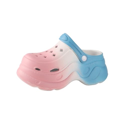 TMA EYES Damen Classic Clogs Bequeme und atmungsaktive weiche Hausschuhe Slip On Dias Schuhe Strand Sandalen（Rosa，40/41） von TMA EYES