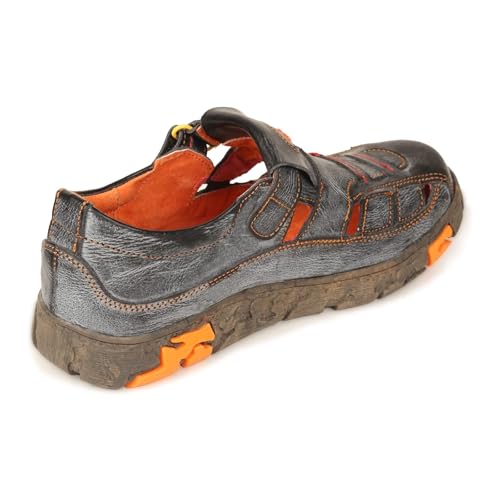 TMA EYES Damen Outdoor Sandalen Atmungsgemütlich Sommer Leicht Reisen Wandern(Schwarz,39) von TMA EYES