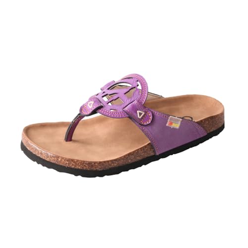 TMA EYES Damen Strand Sandalen Weich Und Bequem Lässiger Und Moderner Stil Rutschfeste Hausschuhe, Schwarz, 40 EU von TMA EYES