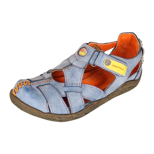 TMA EYESDamen Mode Neuheit Outdoor Sandalen, Sommerschuhe(Blau,36) von TMA EYES