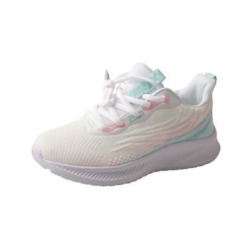 TMA EYS Damen Laufschuhe rutschfeste Gehschuhe Leichtgewicht Gym Workout Schuhe Atmungsaktive Mode Sneakers（Pink，36） von TMA EYES