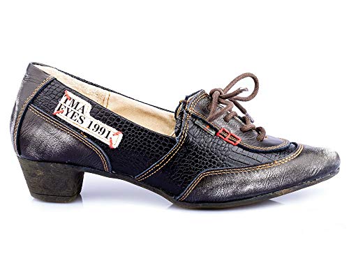 TMA 1811 Damen Pumps Leder schwarz - EUR 36 von TMA