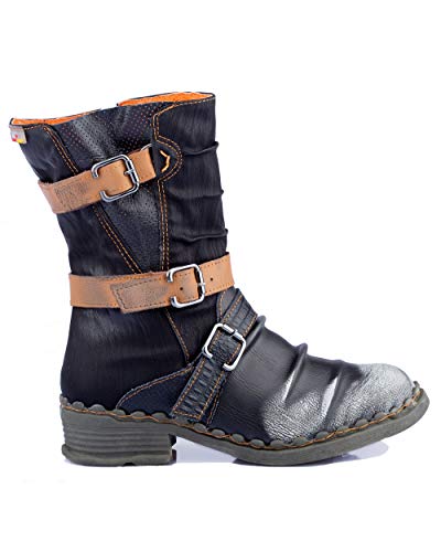 TMA 5099 Damen Stiefel gefüttert schwarz - EUR 39 von TMA