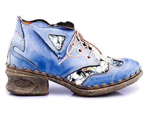 TMA 5155 Damen Halbschuhe Leder blau - EUR 36 von TMA