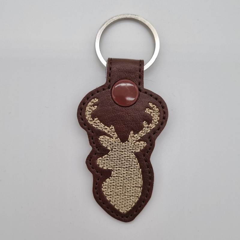 Schlüsselanhänger Hirsch Silhouette von TMD1001