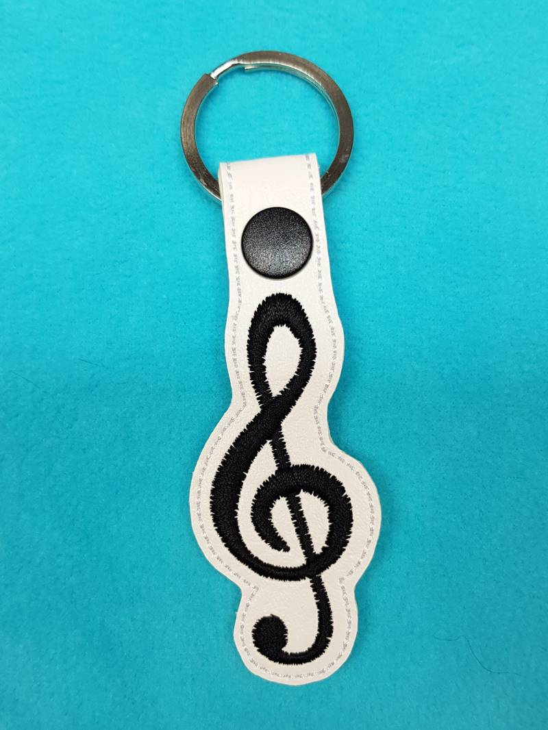 Schlüsselanhänger Notenschlüssel von TMD1001