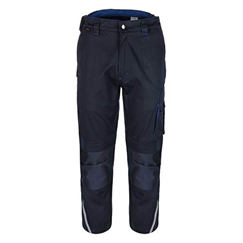 TMG | Arbeitshose Finesse für Herren, leichte Cargo Bundhose mit Kniepolster & viel Stauraum, robust, Navy | Gr. 52 von TMG INTERNATIONAL Textile Management Group