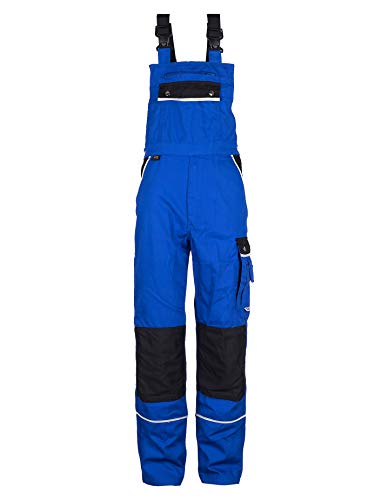 TMG® | Lange Arbeitslatzhose Herren, Blaue Latzhose mit Kniepolstertaschen aus Cordura, viel Stauraum, robust | 27 von TMG INTERNATIONAL Textile Management Group