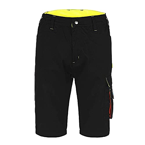 TMG | Profile Arbeitsshorts für Herren, komfortabel, Kurze Schutzhose mit Werkzeugtasche, mit Stretch, schwarz | Gr. 60 von TMG INTERNATIONAL Textile Management Group