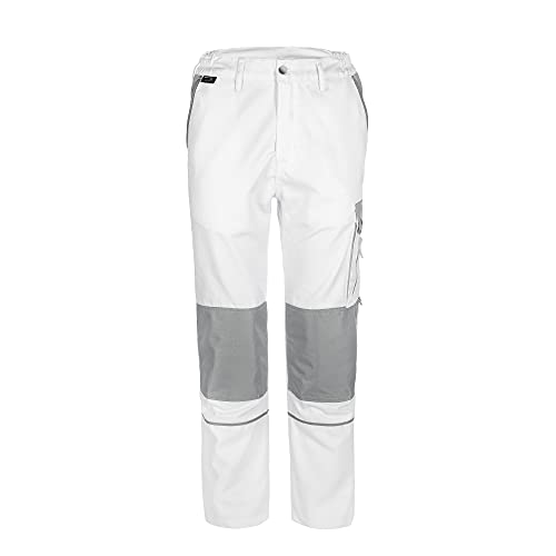 TMG | leichte Arbeitshose für Herren, lang, weiße Malerhose mit Kniepolster & Taschen, ideal für Sommer, robust | Gr. 62 TMG | leichte Arbeitshose für Herren, lang, weiße Malerhose mit Kniepolster & Taschen, ideal für Sommer, robust | Gr. 62 von TMG INTERNATIONAL Textile Management Group