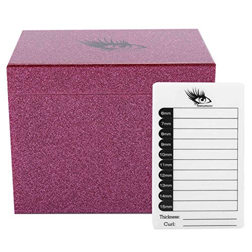 10 Schichten Wimpern Aufbewahrungsbox, Falsche Wimpern Box, Acryl Wimpern Lashes Box Display Makeup Organizer Make-up Veranstalter für Wimpernverlängerung Liefert von TMISHION