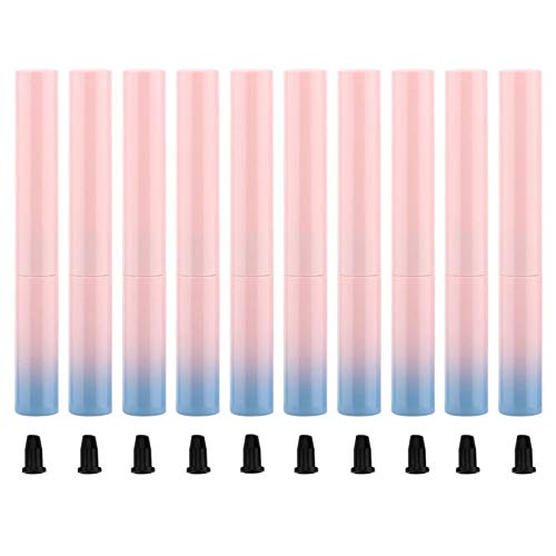 10 Stück Mascara Tube, Mascara Leerrohr, Leere Wimperntuschenflasche Wimperntusche Tube Röhrchen Feinbürstenkopf DIY Wimperntuschenbehälter Nachfüllbare Flasche von TMISHION