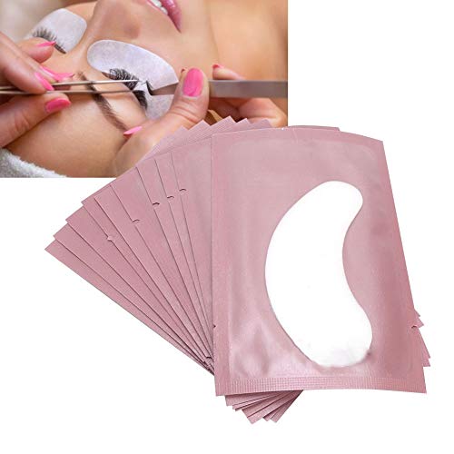50pcs Wimpern Transplantation Isolation Pad, fusselfreie Wimpernpflaster DIY Wimpernverlängerung Transplantation Isolierung Augenaufkleber Make-up Wimpernverlängerung Patch Aufkleber(Rosa) von TMISHION