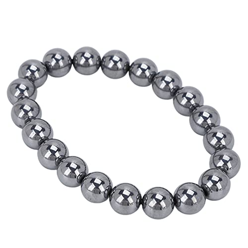 Terahertz Stein, Armbänder Für Männer Energie Stein Armband Terahertz Armband Männer Frauen Trendiges Armband Mit Natürlichem Energiestein Mode Müdigkeits Relief Armband 9 Mm von TMISHION