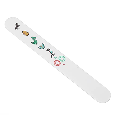 Baby Card Baby Vision Tester Stick, Fixation Stick Optometrie Karten Baby Black Flash Vision Tester Aufsatz Kinder Klar Bunte Tiermuster Wasserdichte Beschichtung Dicke Karte Augentest Stick von TMISHION