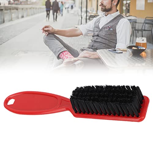 Bartbürste, Styling Nylonborsten 5 Stück Bartpflegebürste Nylonborsten Ergonomischer Griff Männer BartbürsteHaarbürste Schnurrbartbürsten Bartkamm Zur Reinigung von Haarbruch (Rot) von TMISHION