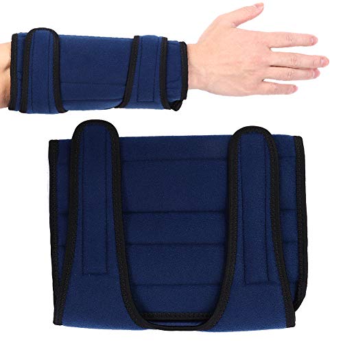 Elbow Immobilizer Stabilizer, Elbow Support Brace Stützgurt Splint Arm Brace Fixing Support Elbow Pad Atmungsaktiver Fraktur Recovery Arm Splint Stabilizer für Frauen Männer Beide Rechts Linke(Blau) von TMISHION