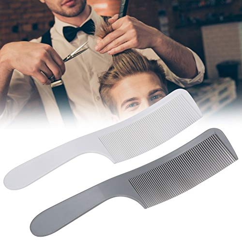 Gebogener Barber Clipper Kamm, Salon Barber Haarschneiden Styling Flat Top Kamm für Männer von TMISHION