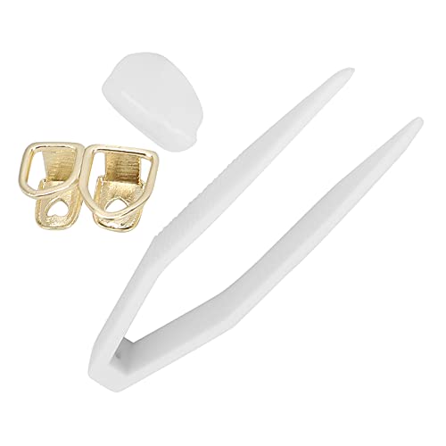 Hip Hop Zähne Halloween Dekoration verwendet Hohl Hip Hop Falschzahn Modernes Messing Halloween Festival Hip Hop Toer Dekoration,Rapper Halloween Cosplay Party Dekoration Schmuck(Golden) von TMISHION