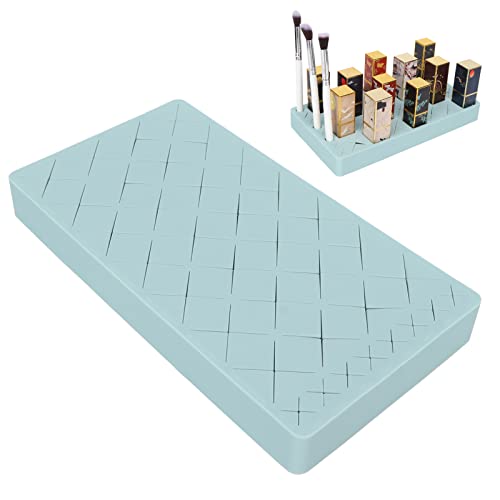 Lippenstift Organizer Fall, Lippenstift Aufbewahrungsbox 36 Grid Silikon Desktop Lippenstift Nagellack Aufbewahrungsbox Vitrinen von TMISHION