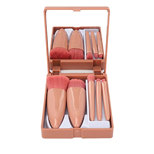 Make-up-Pinsel-Set, Lidschatten, lose Einstellung, Puder, tragbar, komplettes Spiegel-Kosmetik-Pinsel-Set, Set Kit für kosmetische synthetische Grundierungs-Pinsel, Mischen, Gesichtspuder, Con von TMISHION