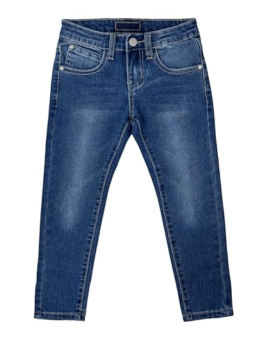 TMK Lange Jeans für Kinder, Jeanshose für Jungen mit elastischem Bund, Denim-Hose Blau Junior 4-14 Jahre (Code 2300), Jeans-2363, 10 Jahre von TMK