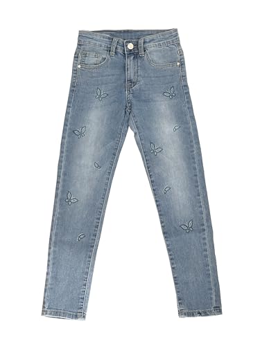 TMK Lange Jeans für Kinder, Jeanshose für Jungen mit elastischem Bund, blaue Denim-Hose Junior Mädchen (Code 2300), Jeans-9419, 12 Jahre von TMK