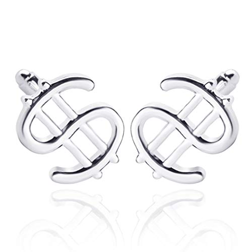 TMMLIJIPL Schmuck Herren-Manschettenknöpfe Manschettenknöpfe Nageldollar Geld Manschettenknöpfe Mode Klassische Legierung Manschettenknöpfe Business Geschenke für Herren von TMMLIJIPL