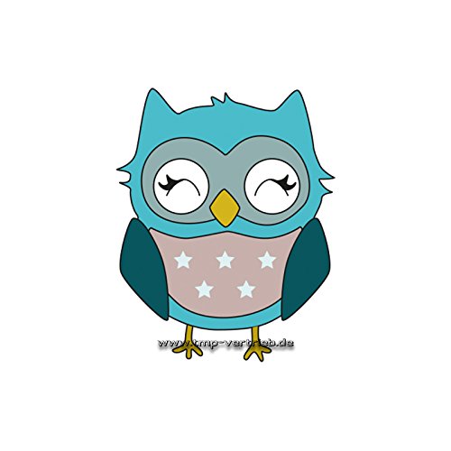 10 x Eulen Tattoo Set - 5 große Eulen + Gratis Motiv - Kinder Tattoos (10) von TMP