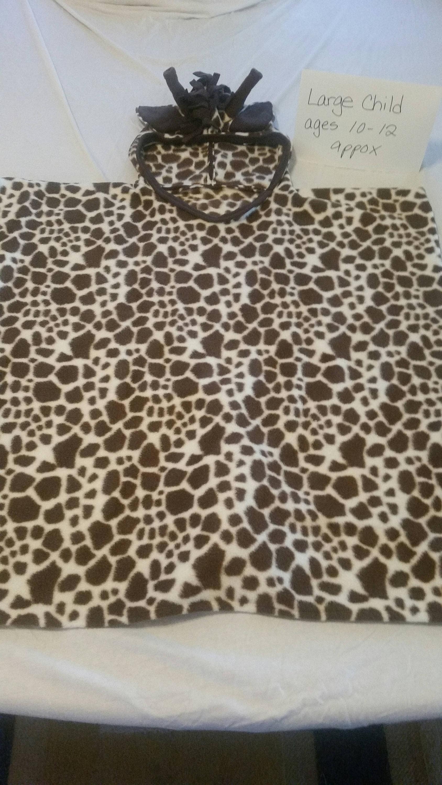 Giraffe Polarfleece Poncho von TMProjects