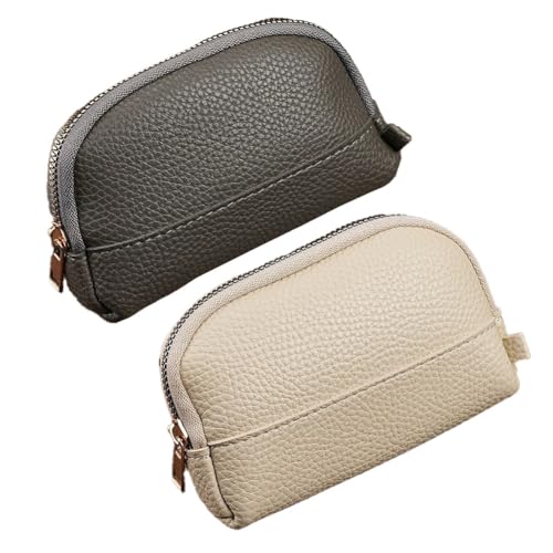 Geldbörse 2stk kleingeldbörse Geldbeutel münzen Münzbeutel Münzbörse mini Geld börse Pu Leder Täschchen Schüttbörse Walle Portmonee Minibörse Münzfach Geldsäckchen Coin Purse Münzgeldbörse von TMTGTS