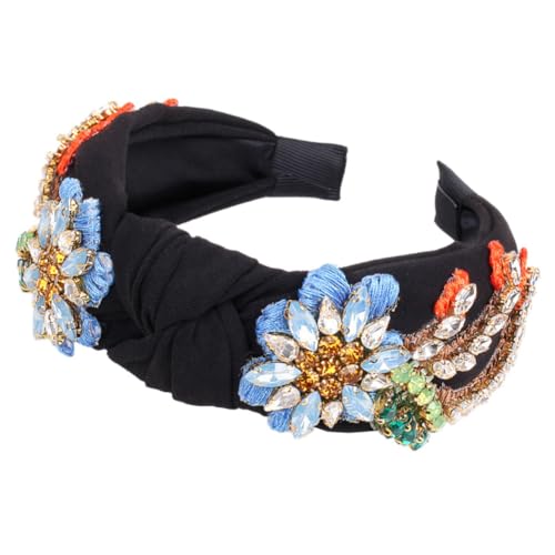 Haarreifen Breite Stirnband Haarband Haarreif mit Knoten Haare Hoops Stirnbänder Haarschmuck für weihnachten Valentinstag Geburtstag Kopfbände Kopf Turbane Abschlussball Strand Partys Reisen von TMTGTS
