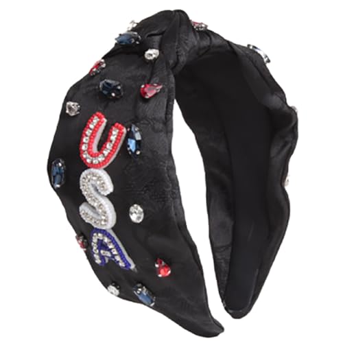 Haarreifen Breite Stirnband Haarband Haarreif mit Knoten Haare Hoops Stirnbänder Haarschmuck für weihnachten Valentinstag Geburtstag Kopfbände Kopf Turbane Abschlussball Strand Partys Reisen von TMTGTS