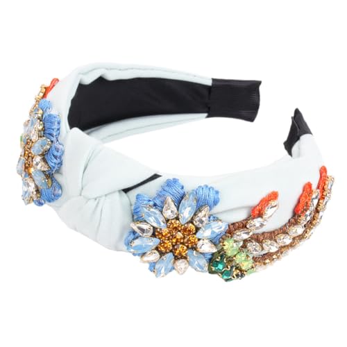 Haarreifen Breite Stirnband Haarband Haarreif mit Knoten Haare Hoops Stirnbänder Haarschmuck für weihnachten Valentinstag Geburtstag Kopfbände Kopf Turbane Abschlussball Strand Partys Reisen von TMTGTS