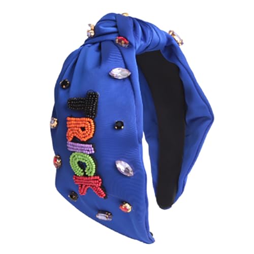 Haarreifen Breite Stirnband Haarband Haarreif mit Knoten Haare Hoops Stirnbänder Haarschmuck für weihnachten Valentinstag Geburtstag Kopfbände Kopf Turbane Abschlussball Strand Partys Reisen von TMTGTS