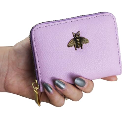 TMTGTS Geldbörse kleine Kartenetui 11 Kartenfächer PU Leder kreditkartenetui mit Zipper Mini Portmonee Portemonnaie Geldbeutel Münzfach Portemonnaie Münzgeldbörse Brieftasche für Frauen Mädchen von TMTGTS