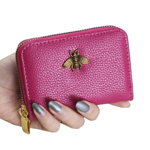 TMTGTS Geldbörse kleine Kartenetui 11 Kartenfächer PU Leder kreditkartenetui mit Zipper Mini Portmonee Portemonnaie Geldbeutel Münzfach Portemonnaie Münzgeldbörse Brieftasche für Frauen Mädchen von TMTGTS