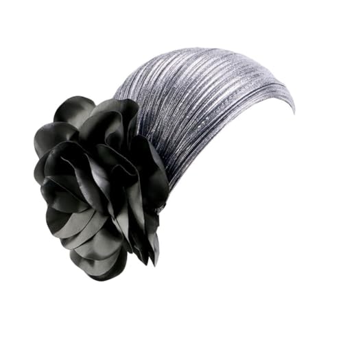 Unterschal Cap Elastische mütze mit blumen beanie Vorgebundenes Kopftuch Verstellbarer Undercap Schlafmütze Kopfbedeckung Mützen Laufmütze Headwraps Haube für Partys Kochen Yoga Chemotherapie von TMTGTS