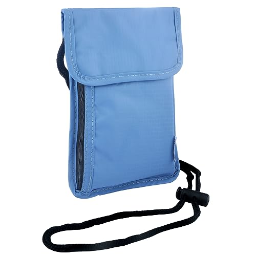 TNSLAND Brustbeutel Unisex Reisegeldbeutel mit RFID-Schutz Wasserdicht Passport Tasche Organizer für Herren Damen Kinder Jungen Mädchen Maximale Sicherheit für Smartphone und Reise Dokumente (D) von TNSLAND