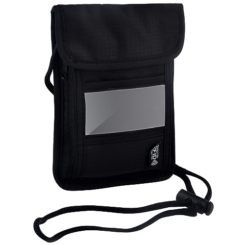 TNSLAND Brustbeutel Unisex Reisegeldbeutel mit RFID-Schutz Wasserdicht Passport Tasche Organizer für Herren Damen Kinder Jungen Mädchen Maximale Sicherheit für Smartphone und Reise Dokumente (C) von TNSLAND