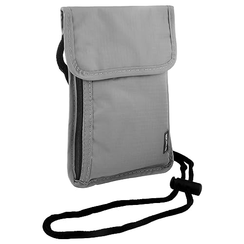 TNSLAND Brustbeutel Unisex Reisegeldbeutel mit RFID-Schutz Wasserdicht Passport Tasche Organizer für Herren Damen Kinder Jungen Mädchen Maximale Sicherheit für Smartphone und Reise Dokumente (B) von TNSLAND