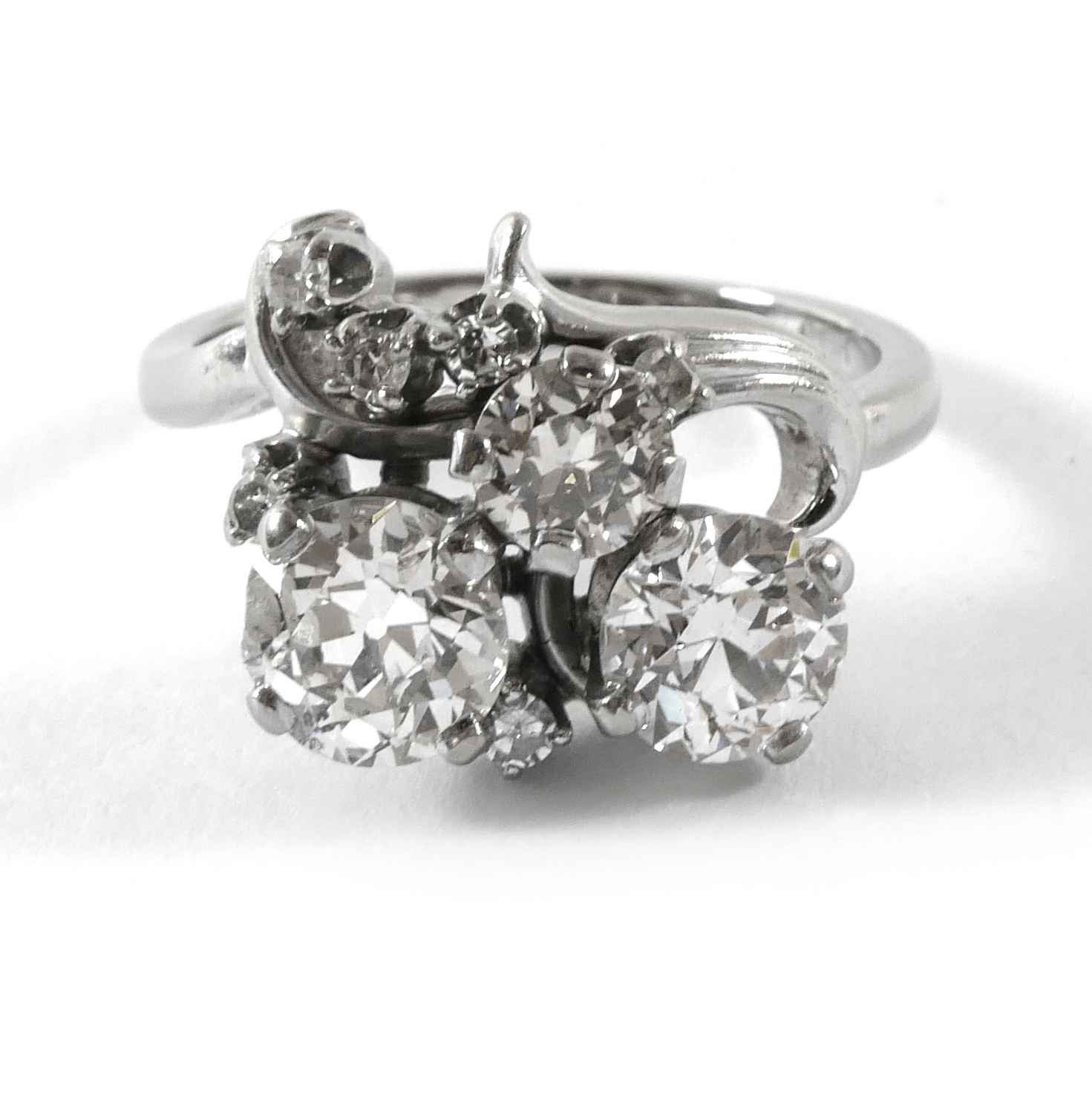 Damen 1.82Ct Diamant 18K Weißgold Ring Damen 1.82Ct Diamant 18K Weißgold Ring von TNSdiamonds