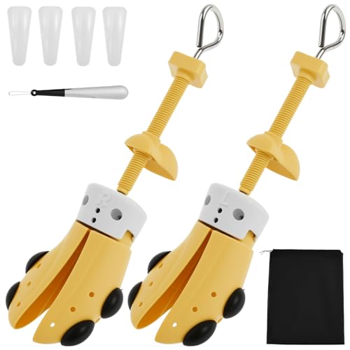 Schuhdehner,1 Paar Kunststoff-Schuhdehner mit Aufbewahrungsbeutel,Verstellbare Turnschuhe Stretcher Expander Dehnen Länge Breite, professionelle gelbe Stiefeldehner für Männer und Frauen(38×9×6 cm) Schuhdehner,1 Paar Kunststoff-Schuhdehner mit Aufbewahrungsbeutel,Verstellbare Turnschuhe Stretcher Expander Dehnen Länge Breite, professionelle gelbe Stiefeldehner für Männer und Frauen(38×9×6 cm) von TNTGMG