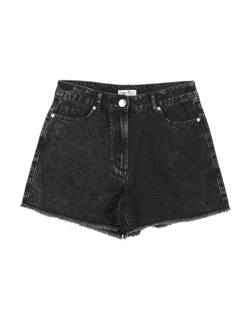 TO BE TOO Jeansshorts Kinder Schwarz von TO BE TOO